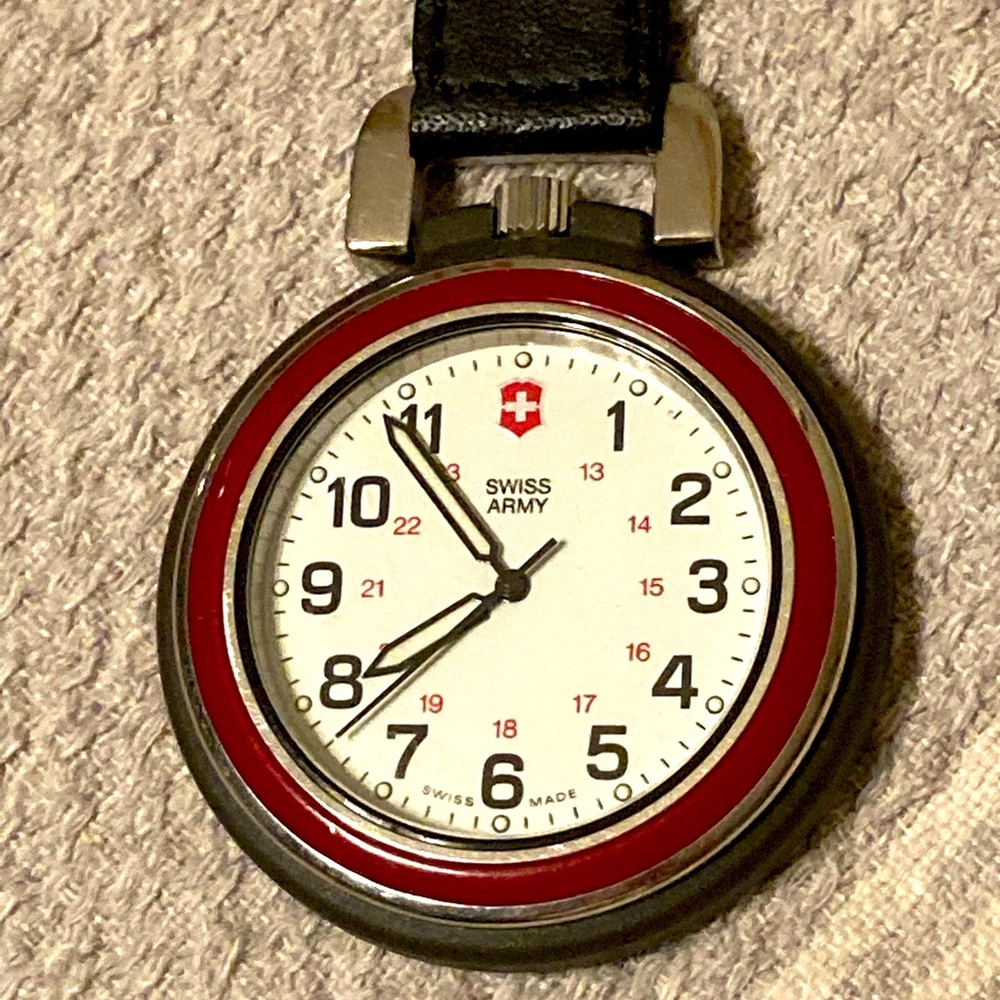 Swiss army victorinox pocket watch.